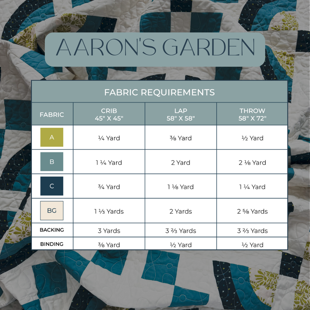 Aaron's Garden Quilt Pattern (PDF)