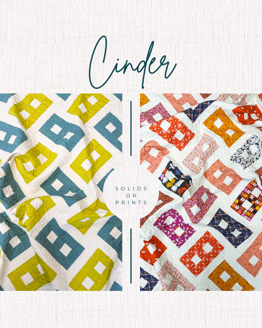 Cinder Quilt Pattern (PDF)