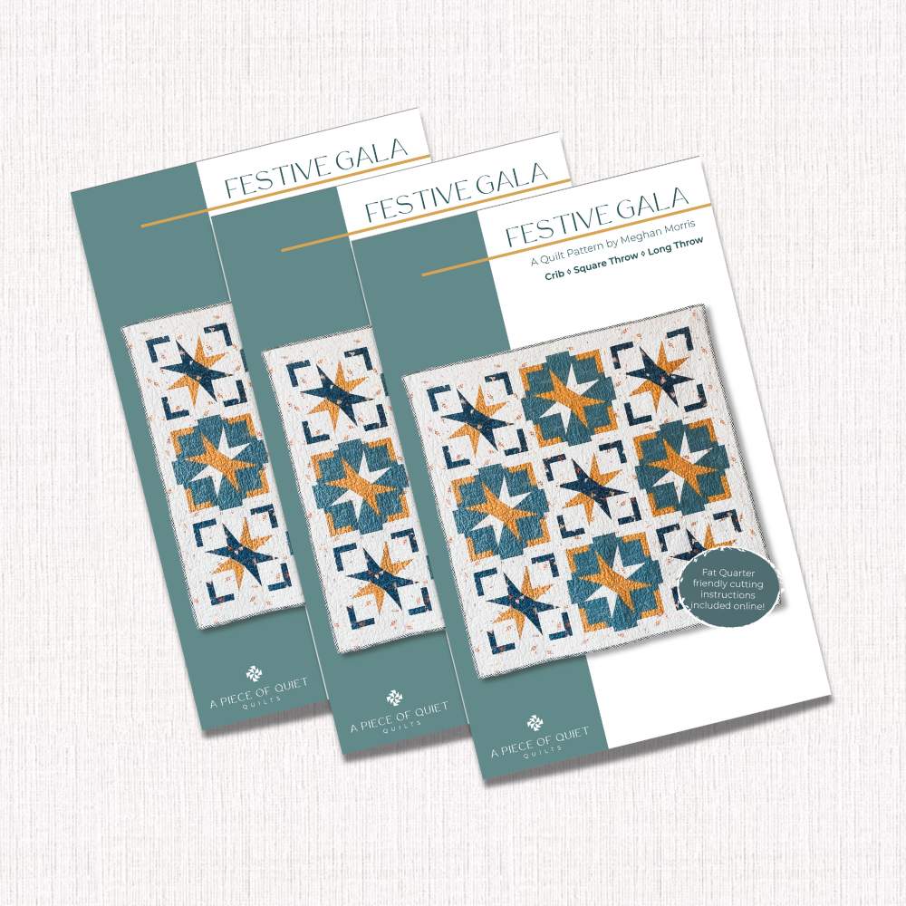 Festive Gala Quilt Pattern (Package of 3)