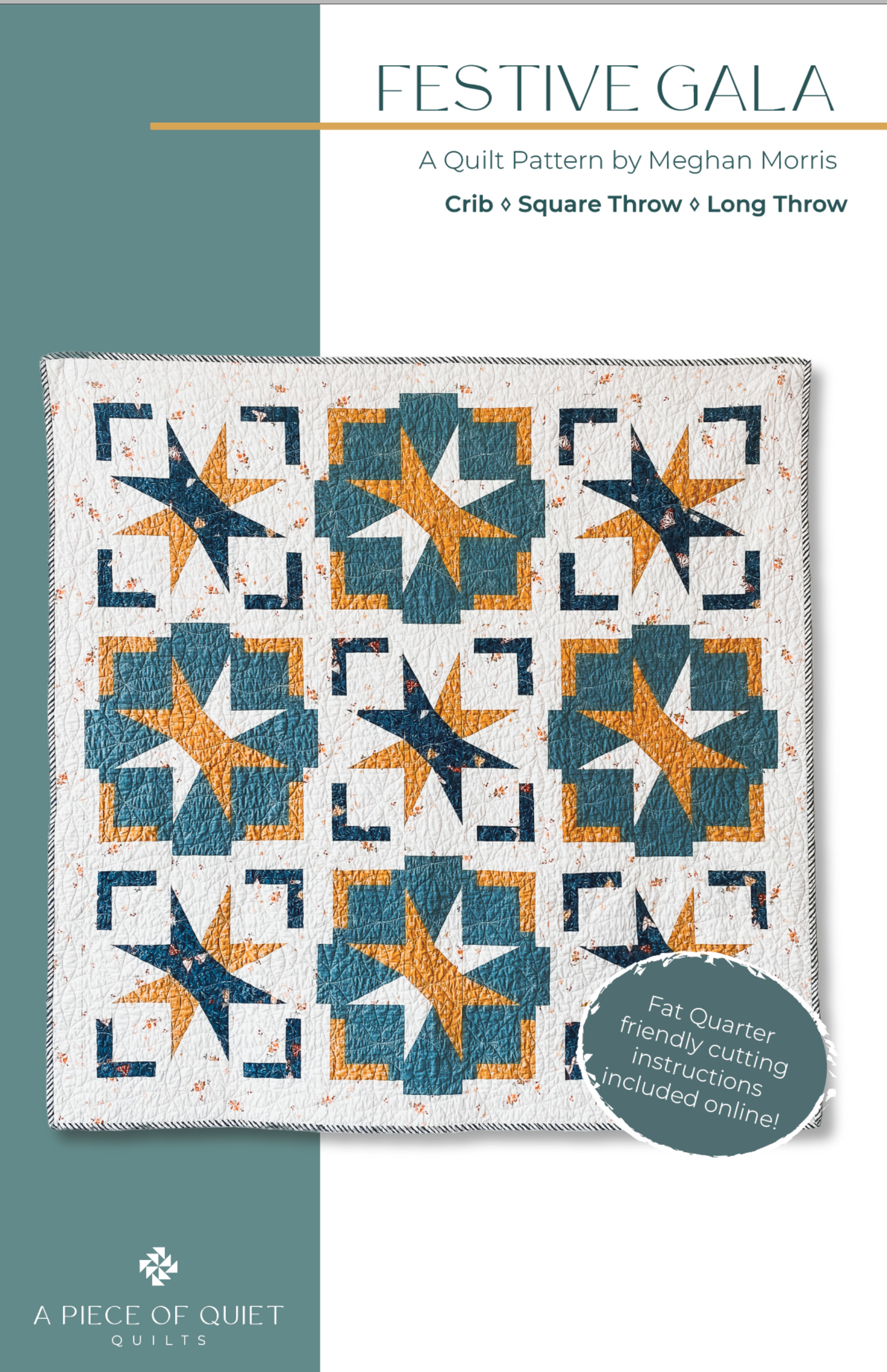 Festive Gala Quilt Pattern (Print)