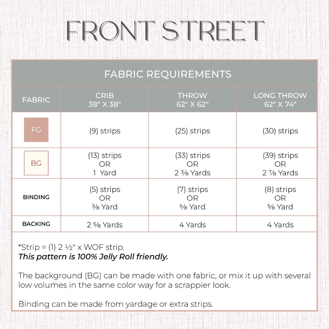 Front Street Quilt Pattern (PDF)