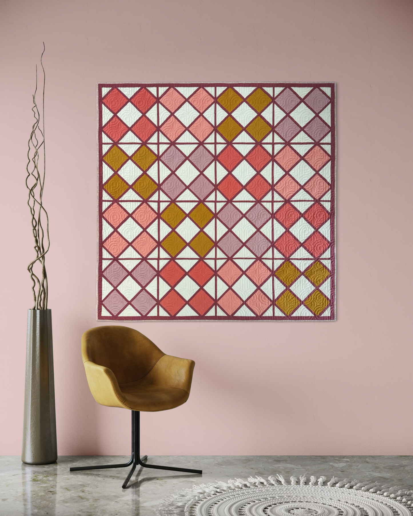 Harlequin Bloom Quilt Pattern (PDF)