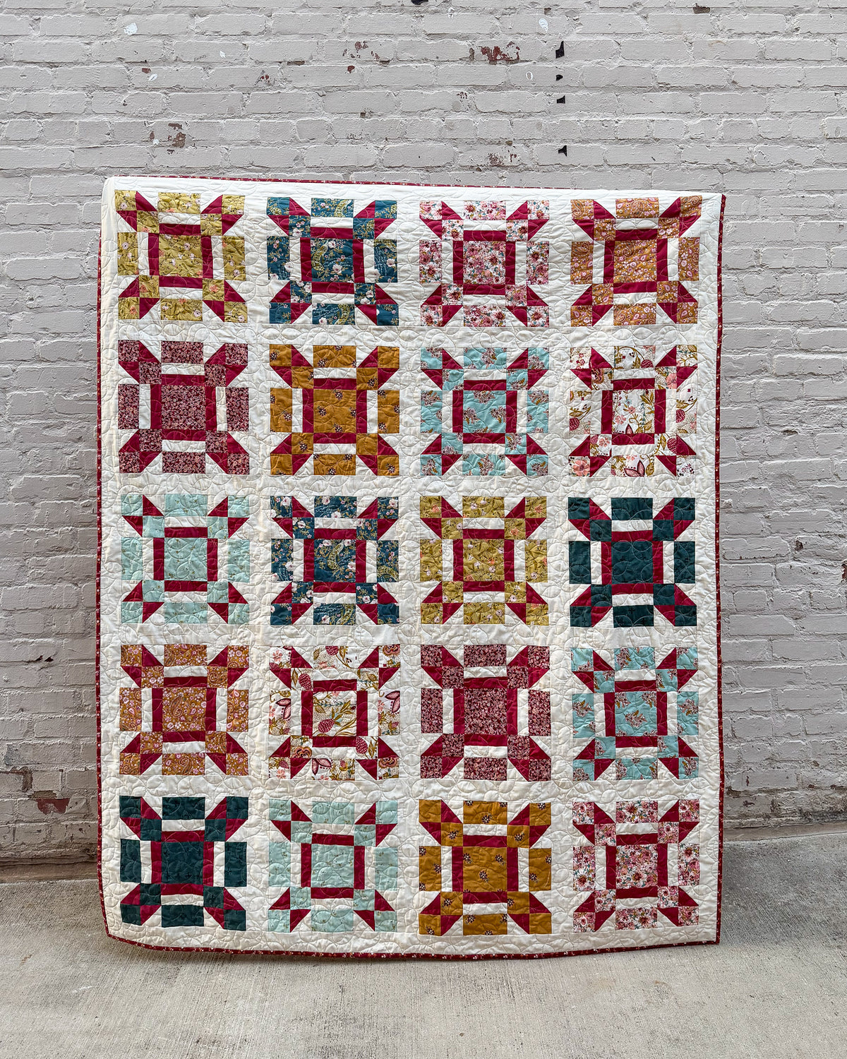 Bloomwork Quilt Pattern (Print)