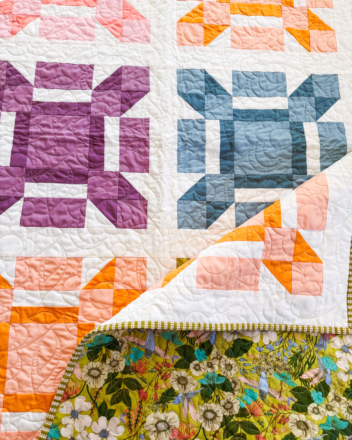 Bloomwork Quilt Pattern (Print)