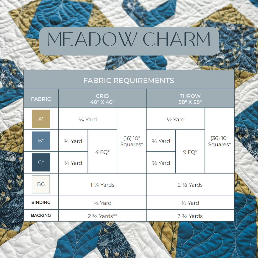 Meadow Charm Quilt Pattern (PDF)