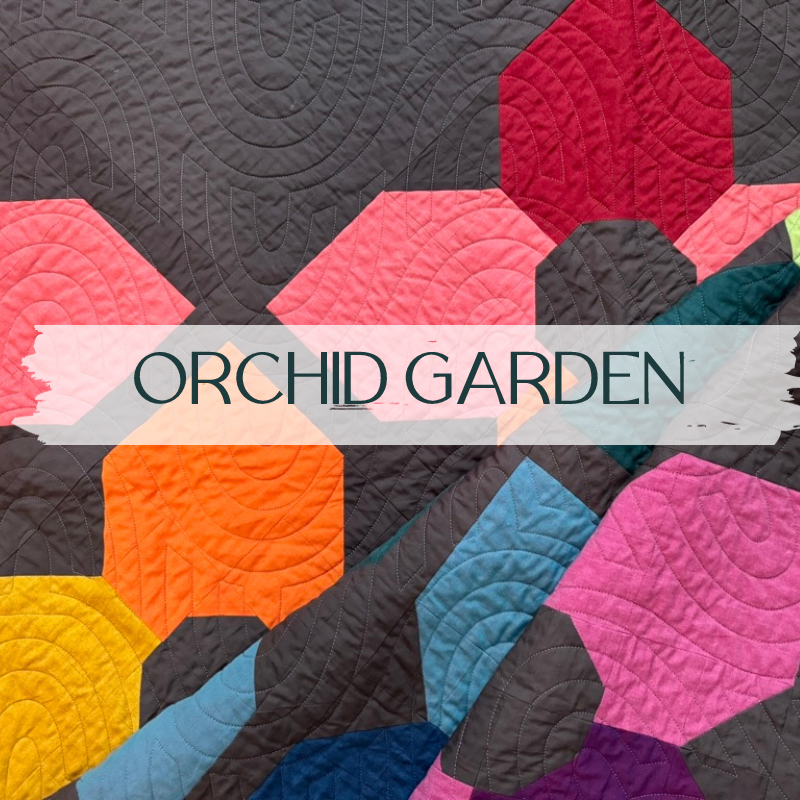 Orchid Garden Quilt Pattern (PDF)