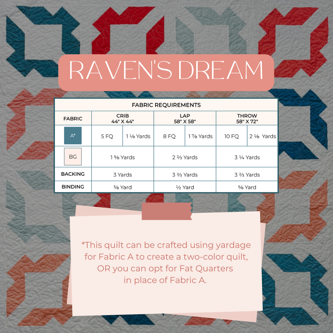 Raven's Dream Quilt Pattern (PDF)
