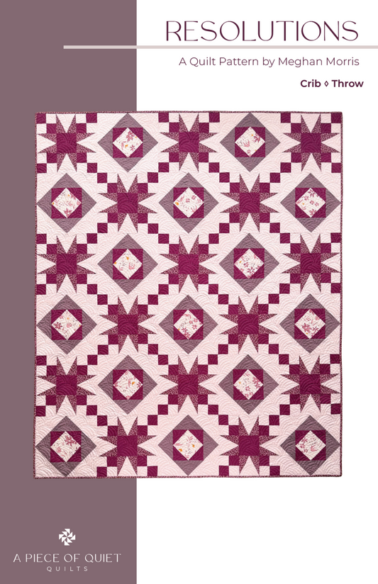 Resolutions Quilt Pattern (Print)