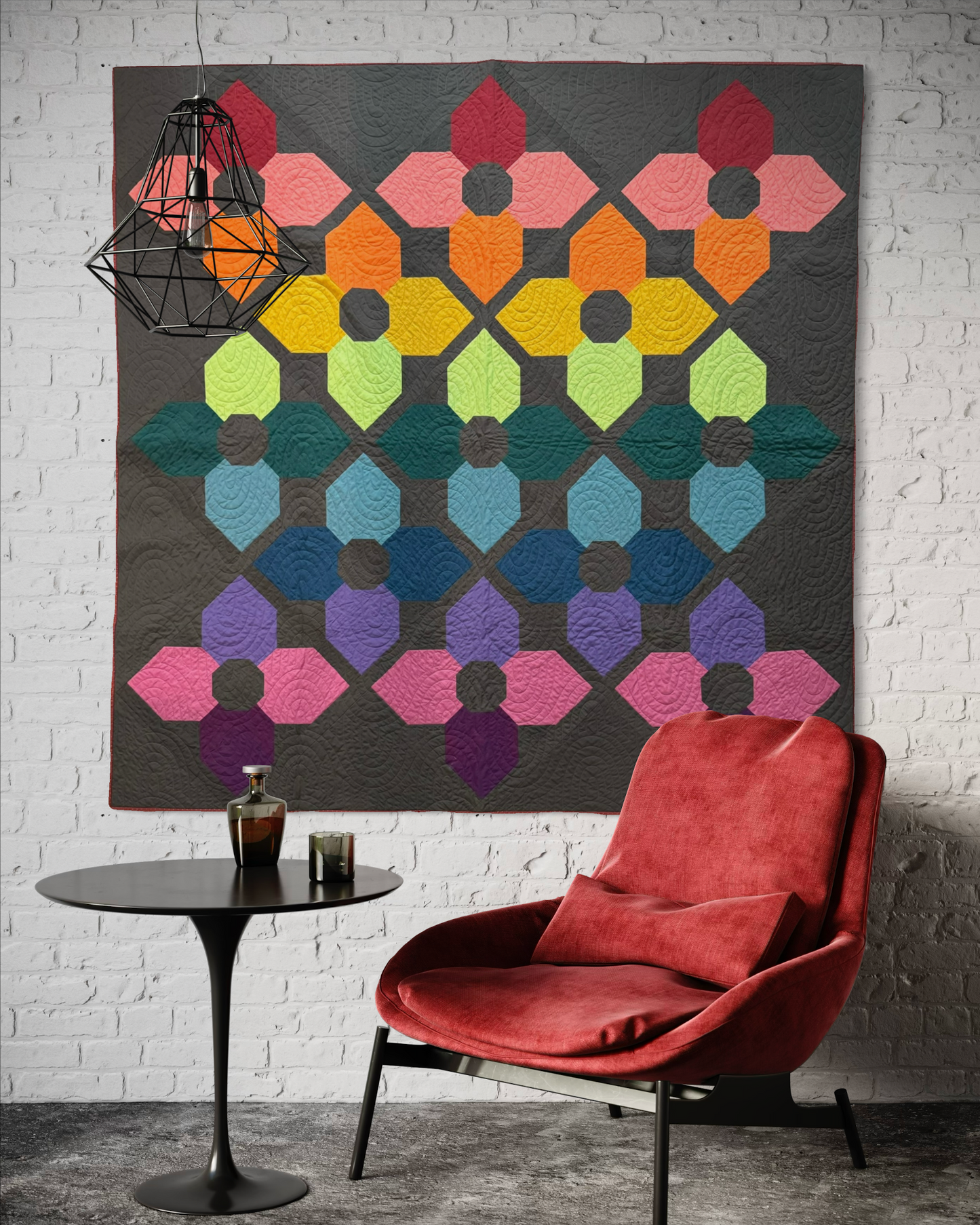 Orchid Garden Quilt Pattern (PDF)