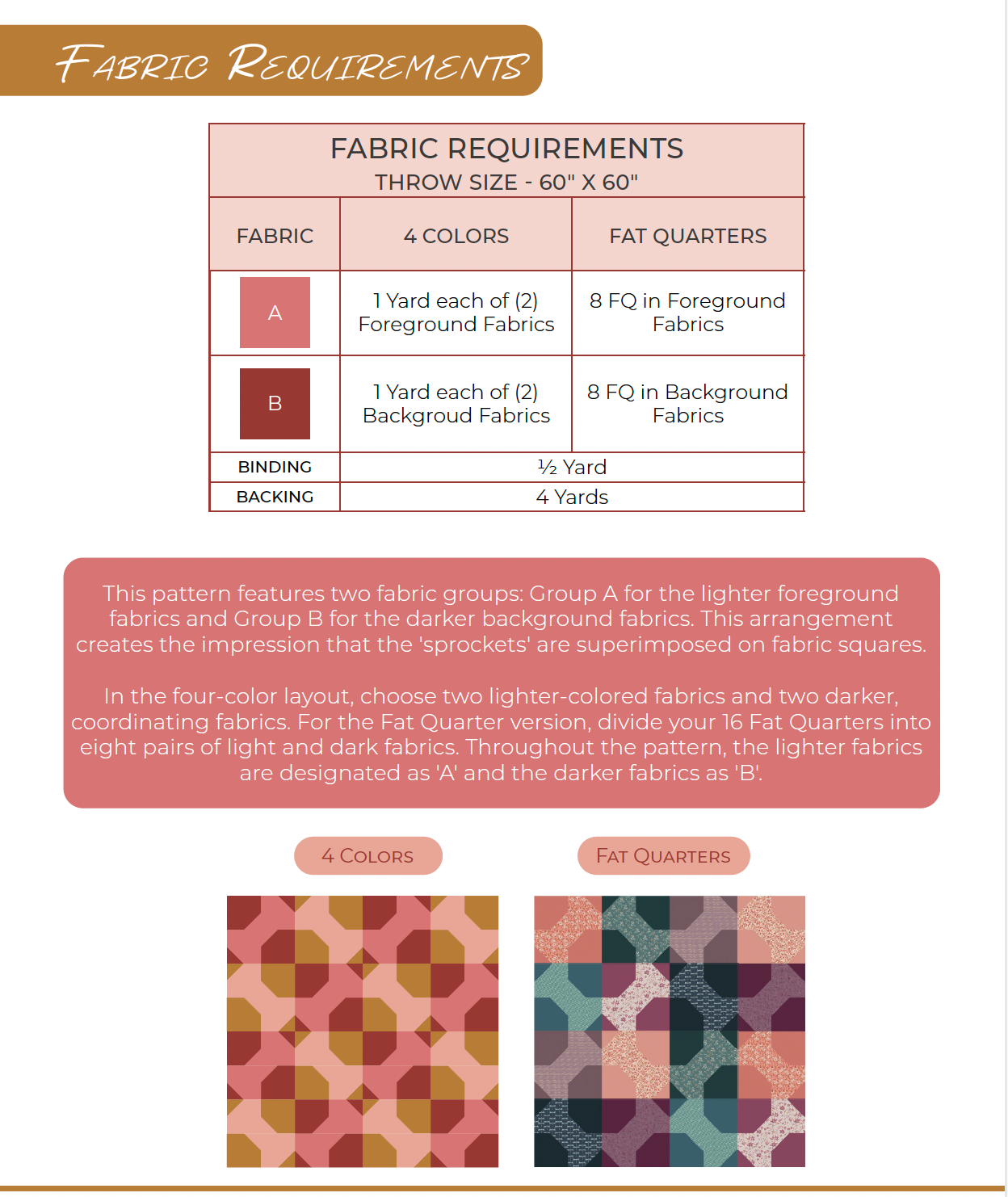 Sprocket Quilt Pattern (PDF)
