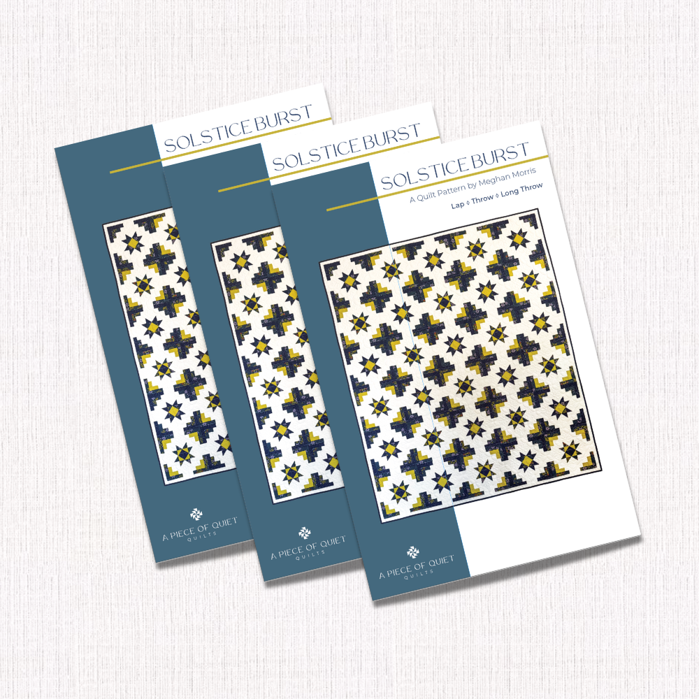 Solstice Burst Quilt Pattern (Package of 3)