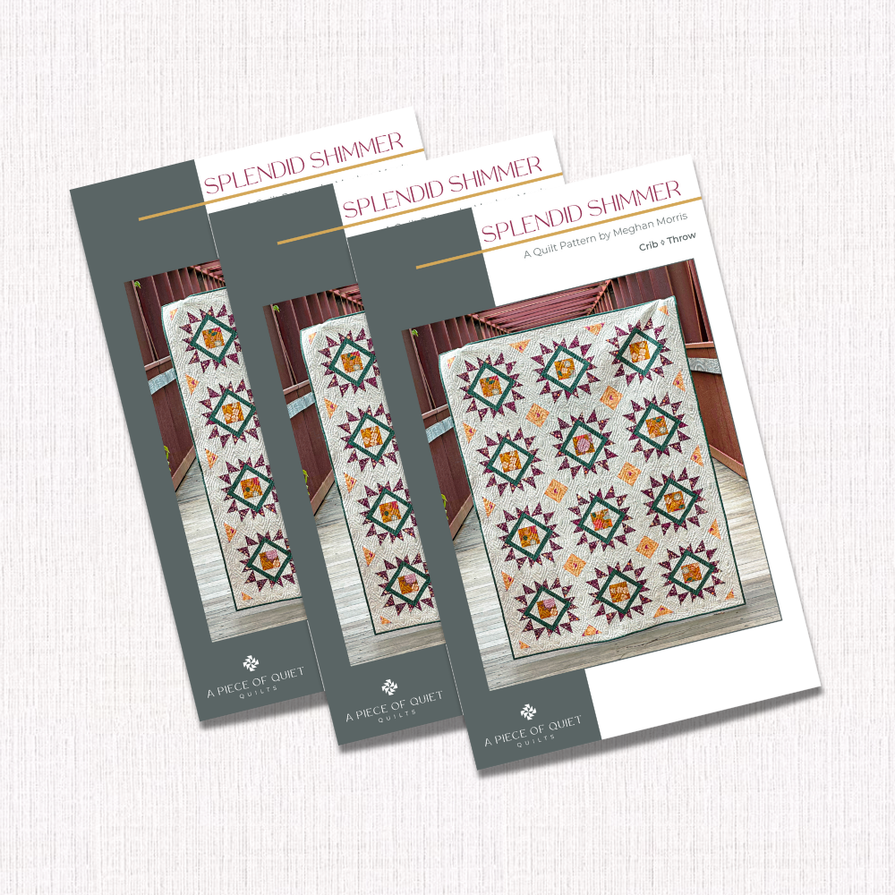 Splendid Shimmer Quilt Pattern (Package of 3)