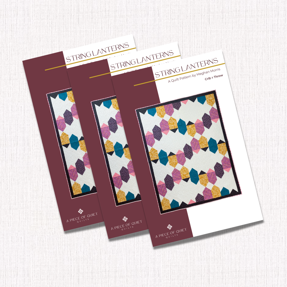 String Lanterns Quilt Pattern (Package of 3)