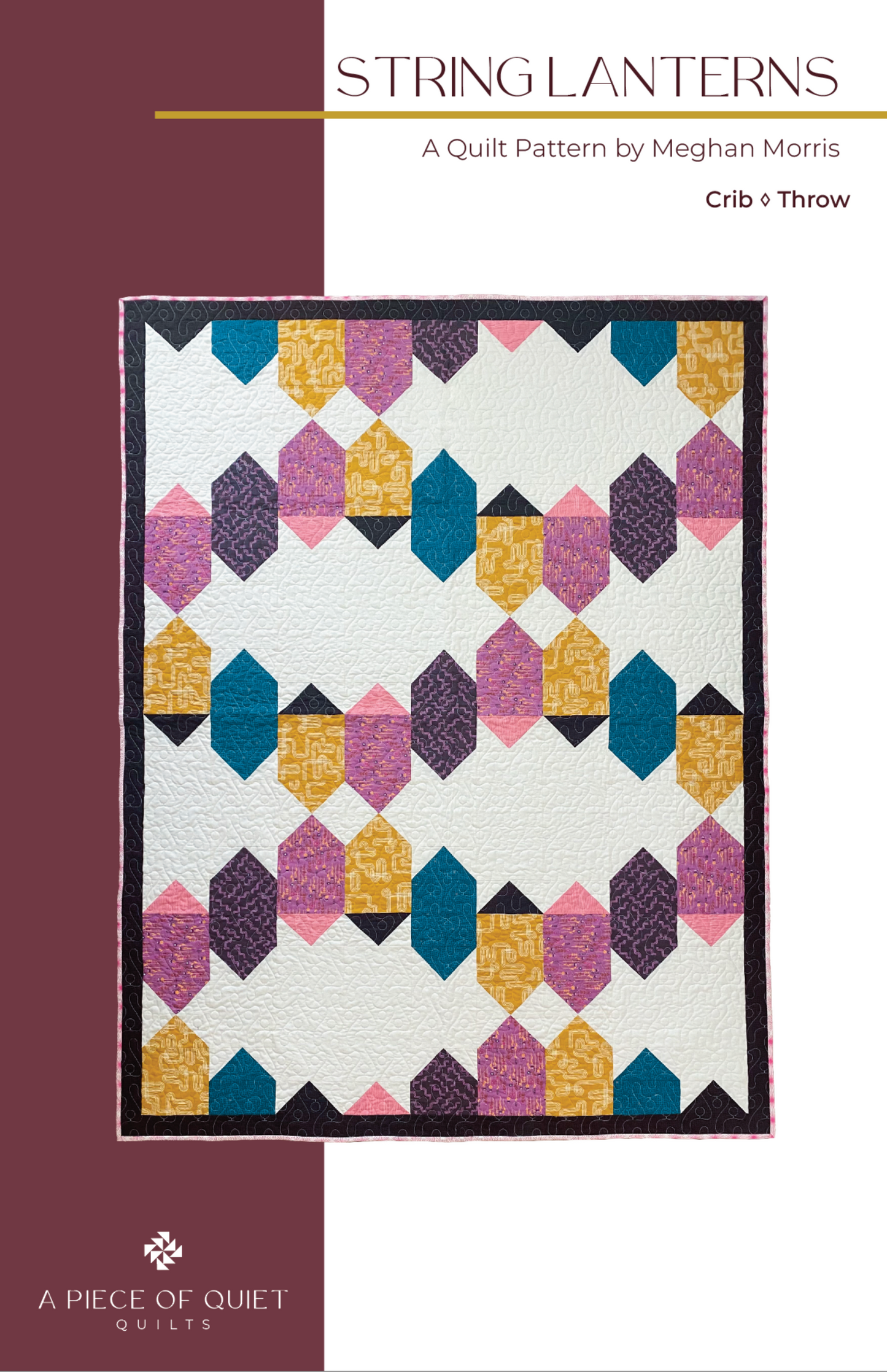 String Lanterns Quilt Pattern (Print)