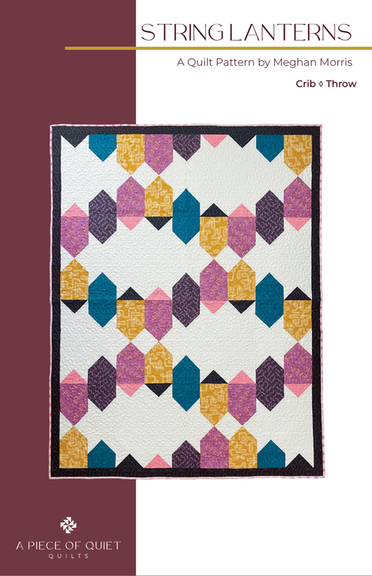 String Lanterns Quilt Pattern (Print)