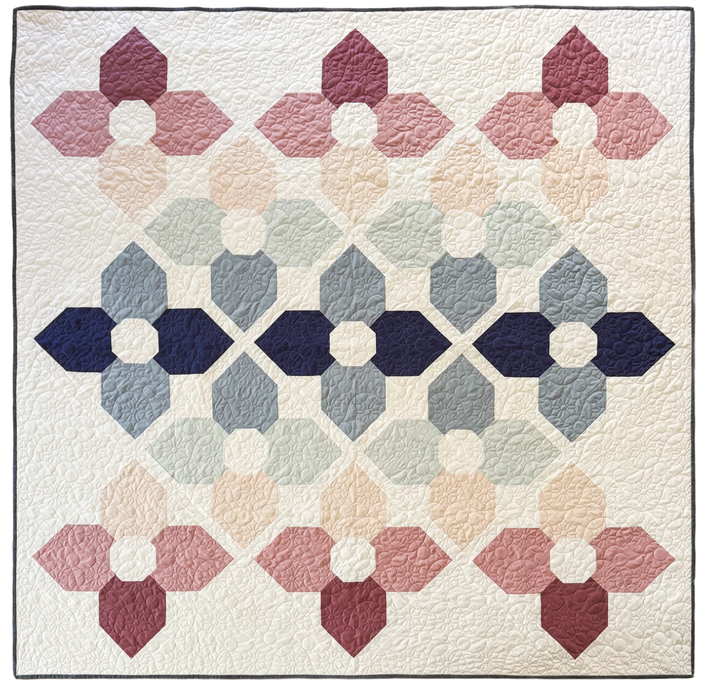 Orchid Garden Quilt Pattern (PDF)