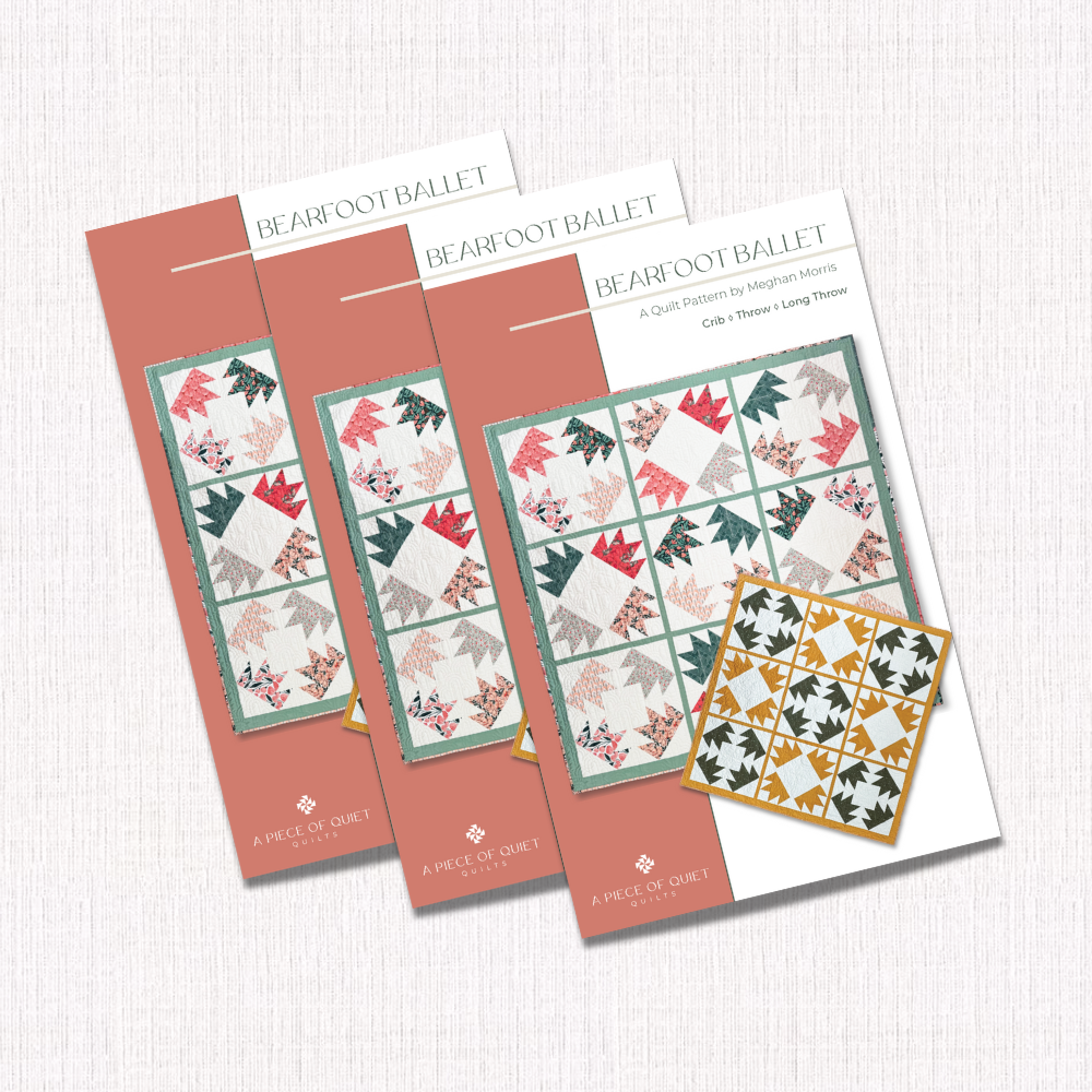Bearfoot Ballet Quilt Pattern (Package of 3)