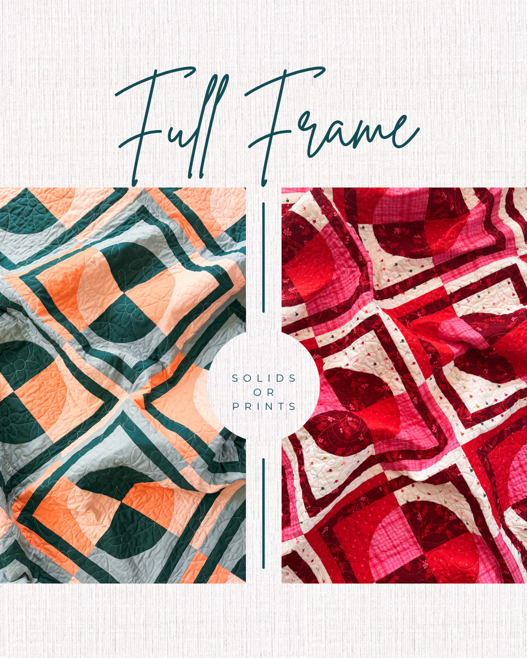 Full Frame Quilt Pattern (Print)