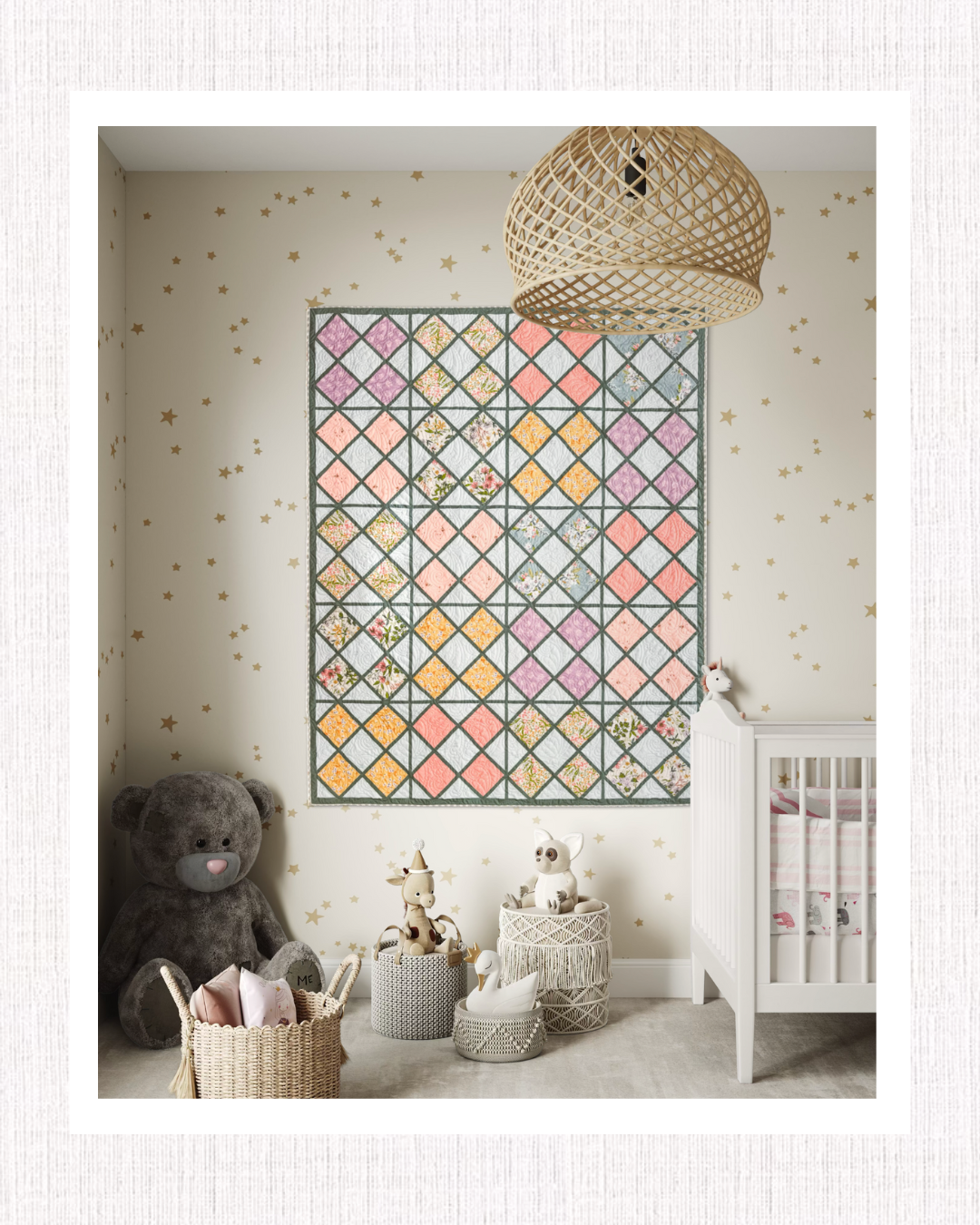 Harlequin Bloom Quilt Pattern (PDF)