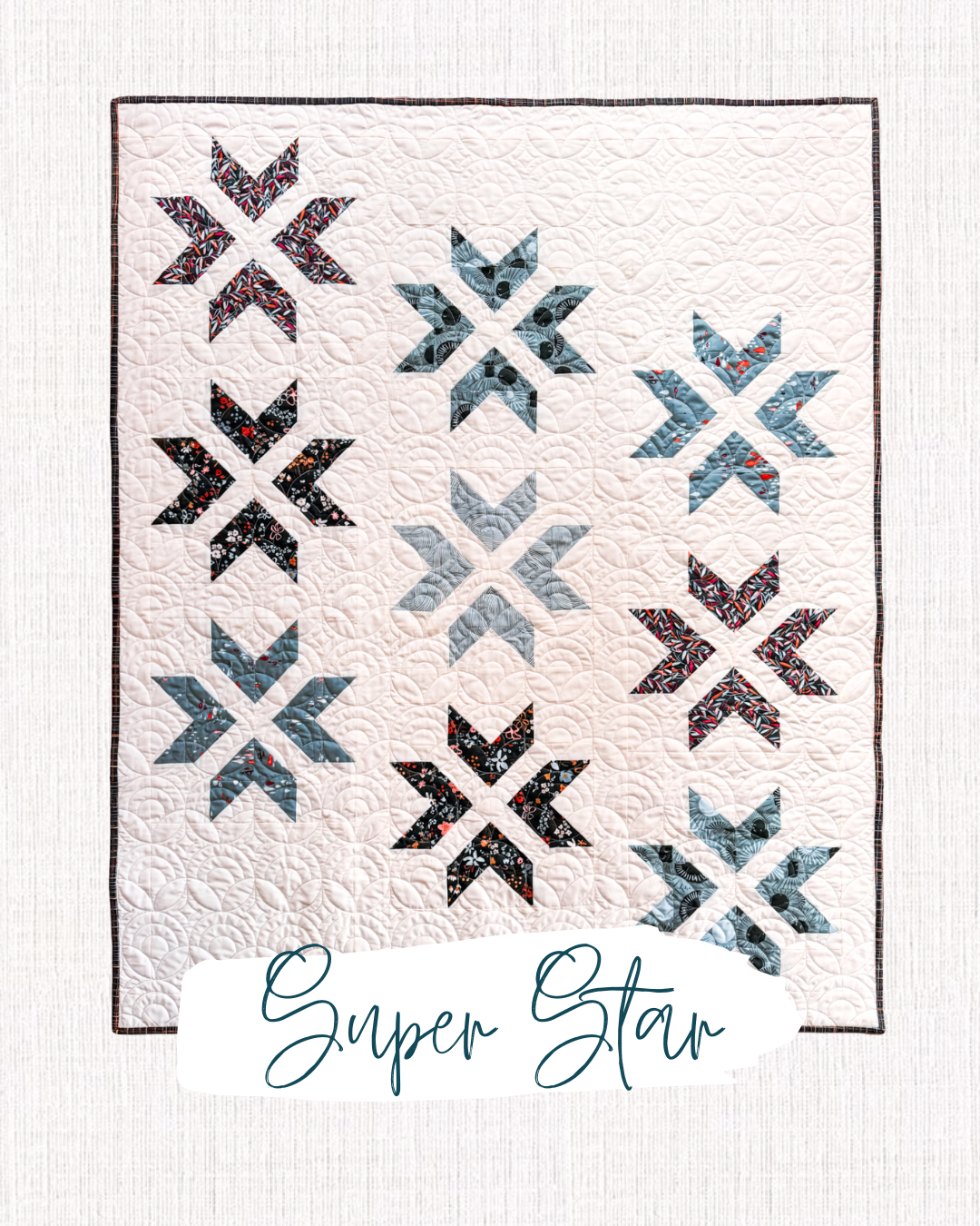 Super Star Quilt Pattern (Package of 3)